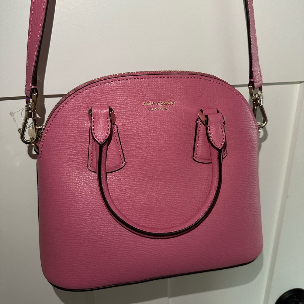 NWT Kate Spade Sylvia Medium Dome Satchel in Blustery Pink